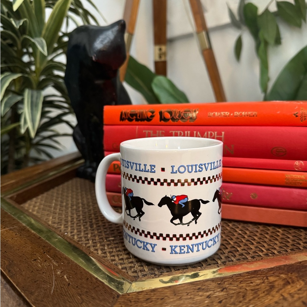 Vintage Louisville Kentucky Horse Mug
